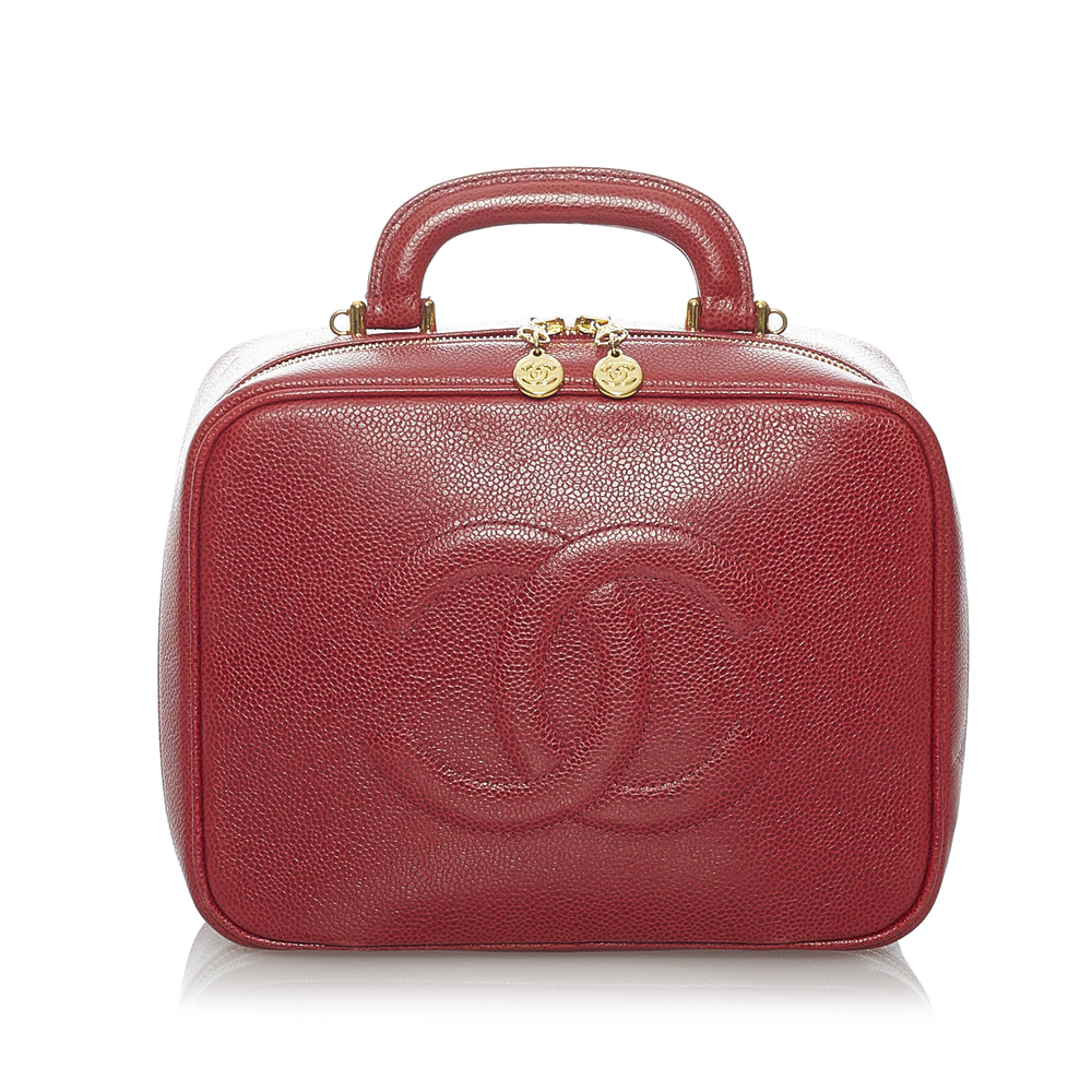 Pre-Loved Chanel CC Lunch Box Vanity Case